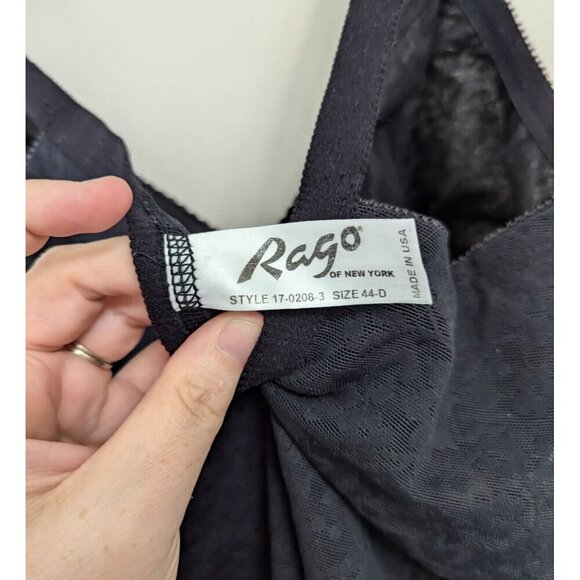 Rago Body Briefer Lace  Sculpting Girdle Compression Shapewear Bodysuit - Picture 8 of 12